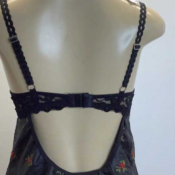 Sekssi Five Size Medium Floral Underwire Padded Cup Lingerie Dress & Thong. New - Picture 5 of 9
